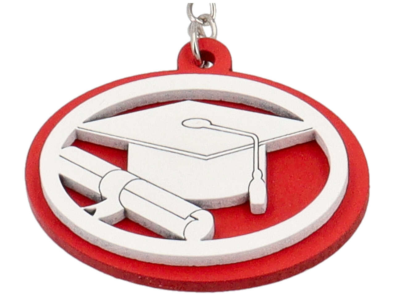 P.chiavi tocco rosso/bianco cr-0464