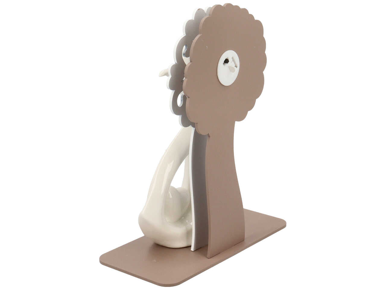 Lampada in porcellana con figura di coppia in 2 modelli