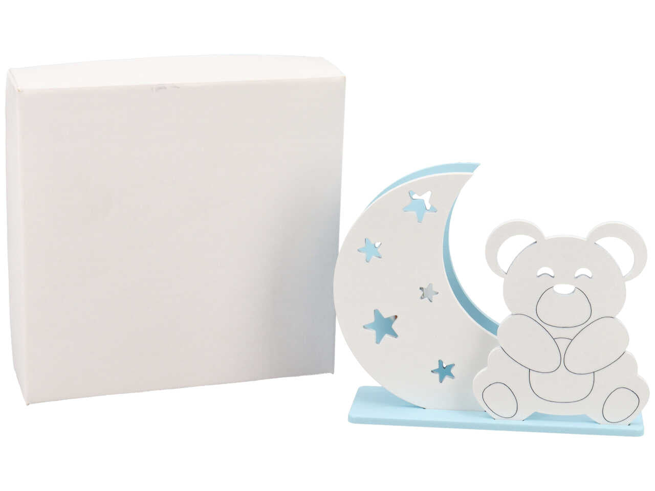 Lampada con orso piccolo colore azzurro