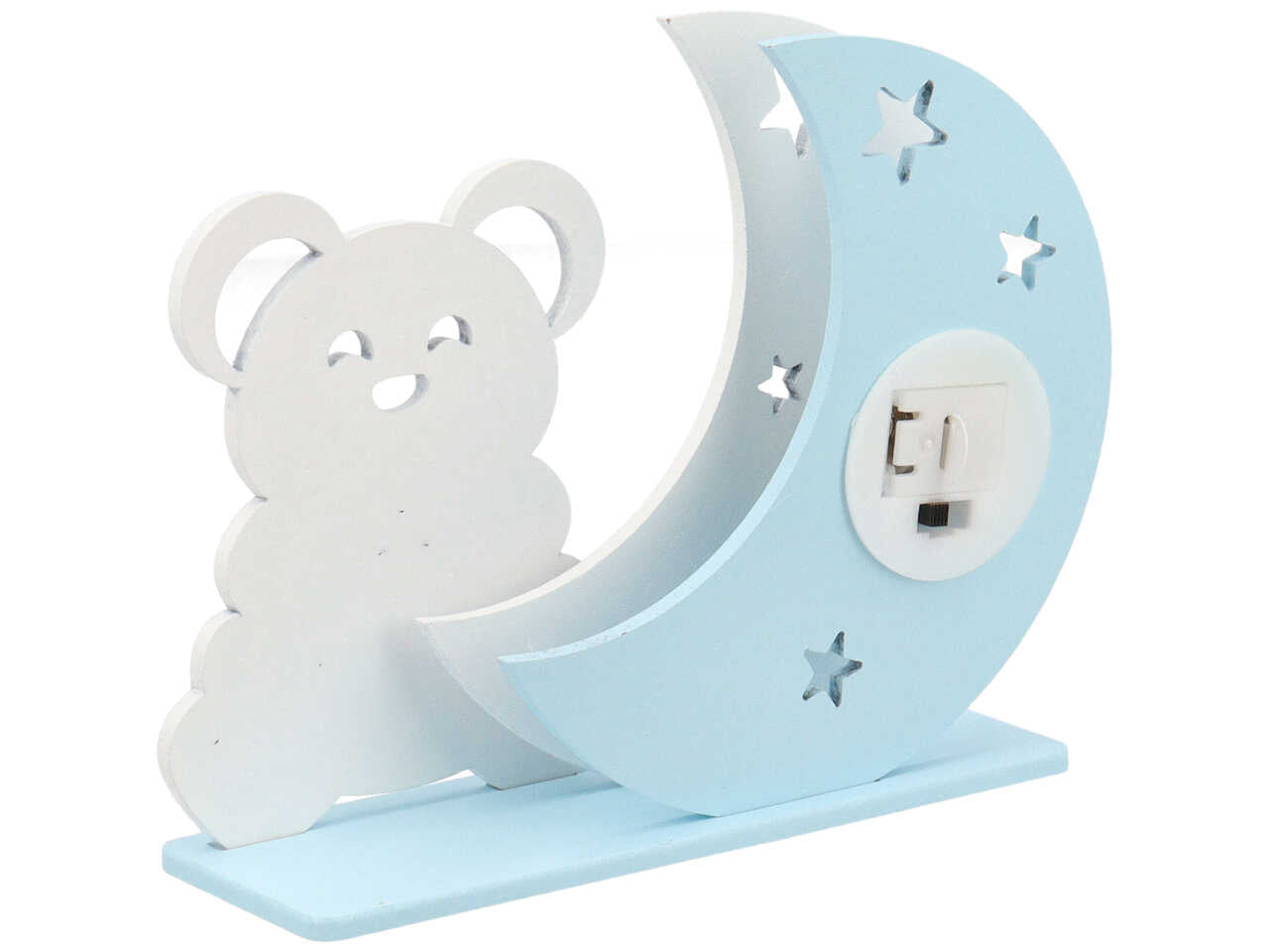 Lampada con orso piccolo colore azzurro