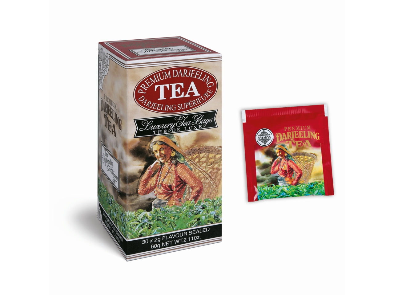 Tè darjeeling - la confezione comprende 30 filtri da 2gr ciascuno