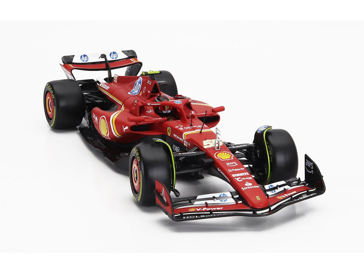 F1 ferrari sf-24 #55 sainz imola livery scala 1:18
