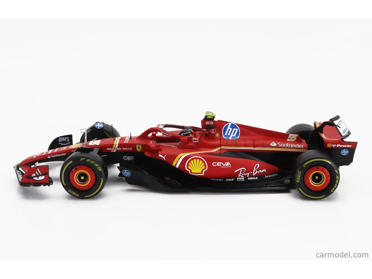 F1 ferrari sf-24 #55 sainz imola livery scala 1:18