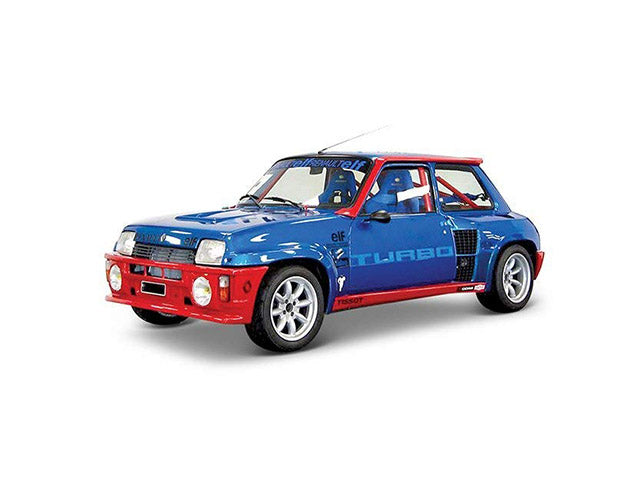 BBurago modellino auto Renault 5 R5 Turbo 2 Blu e rossa 1:24