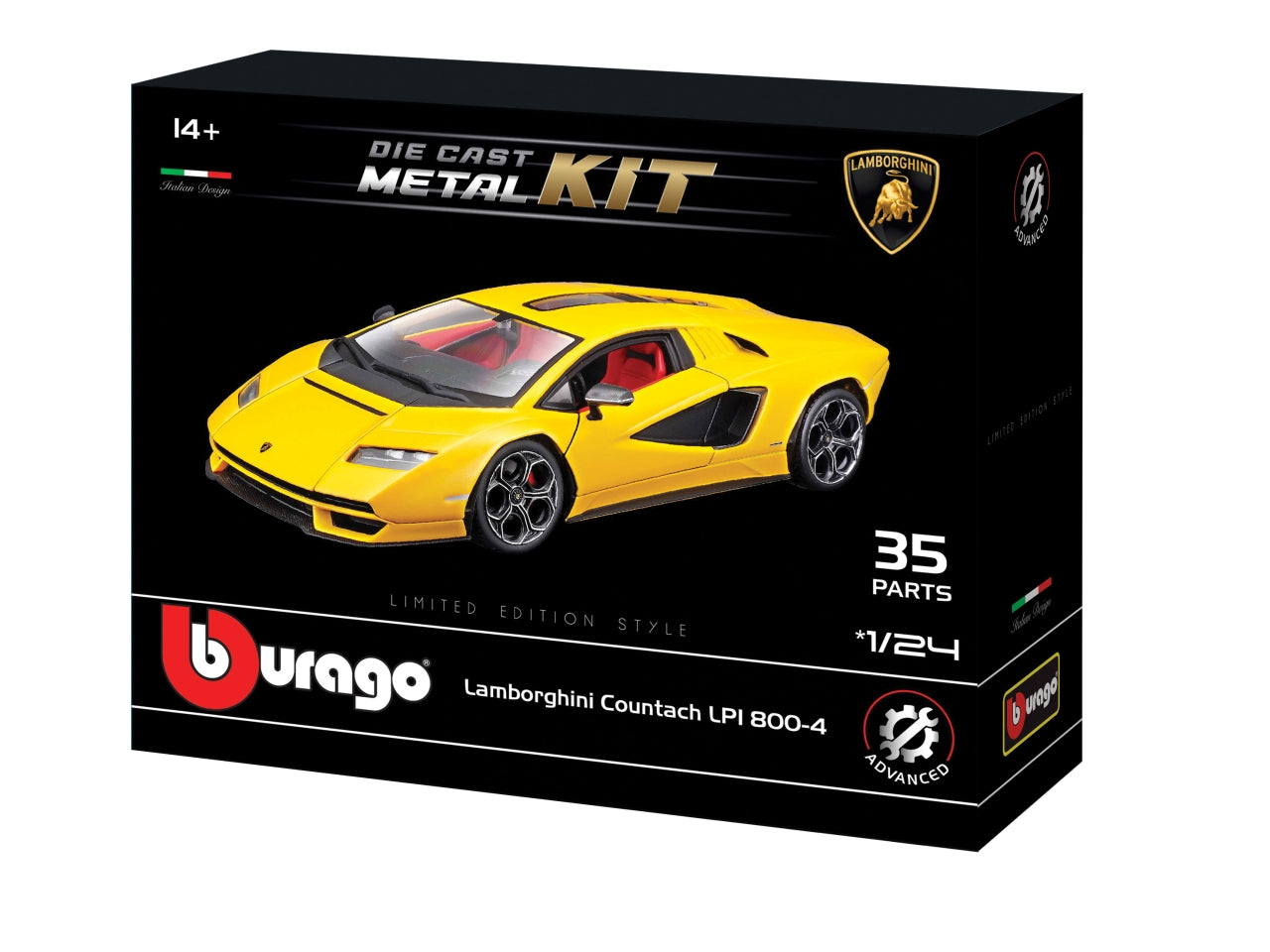 Model kit lamborghini countach in scala 1:24
