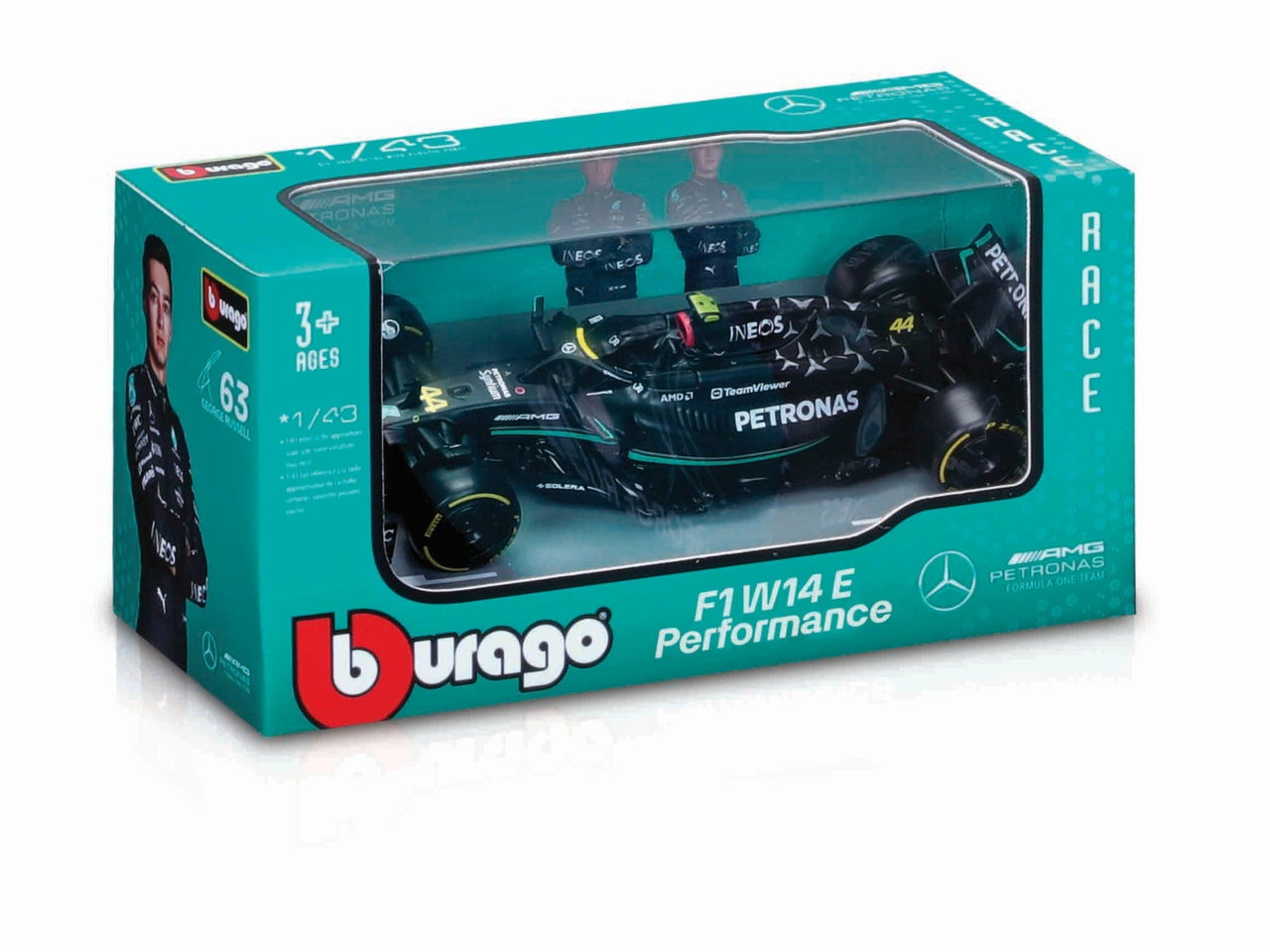 Mercedes amg f1 #44 hamilton 1:43