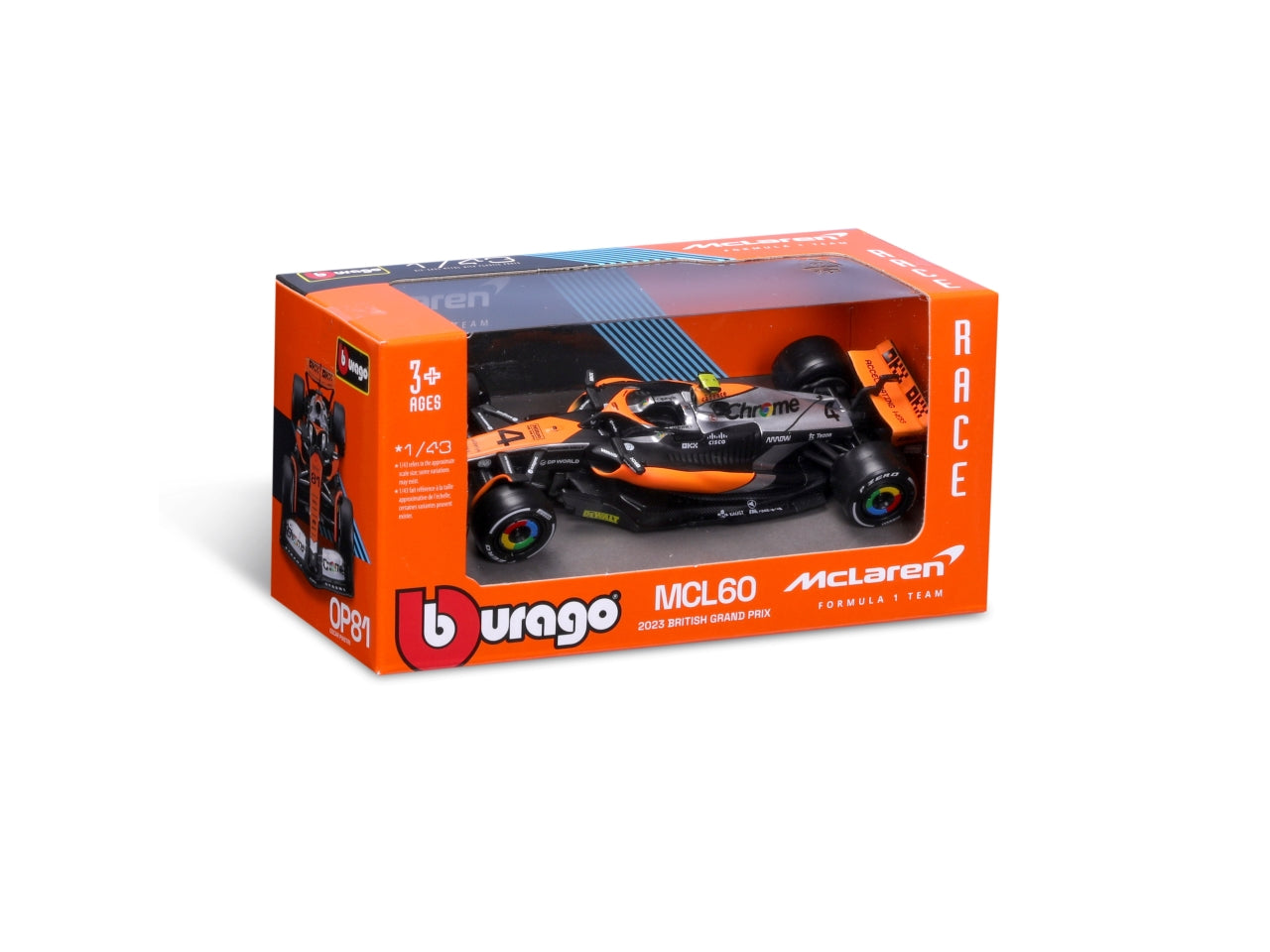 Mc laren mcl60  #4 norris 1:43