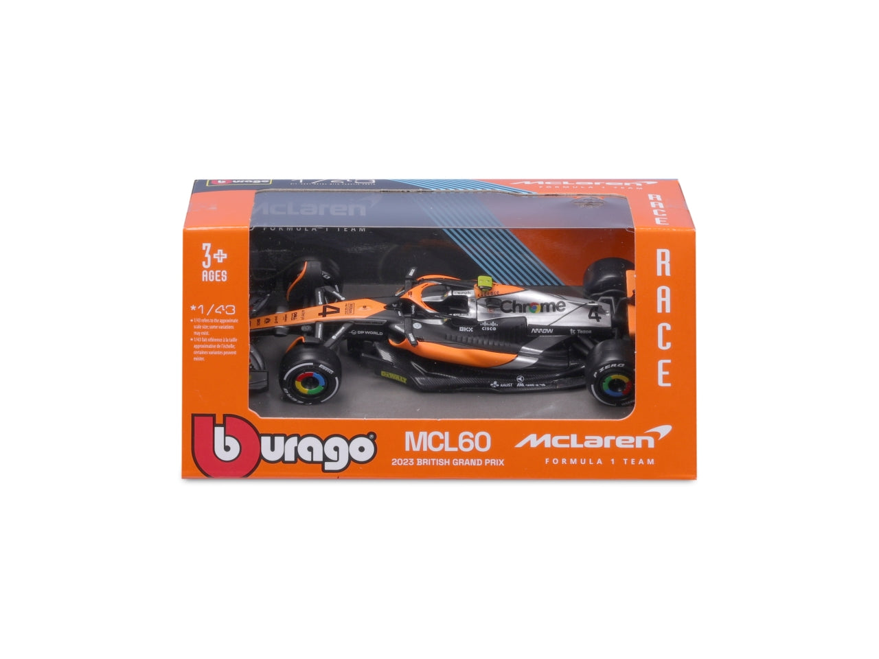 Mc laren mcl60  #4 norris 1:43