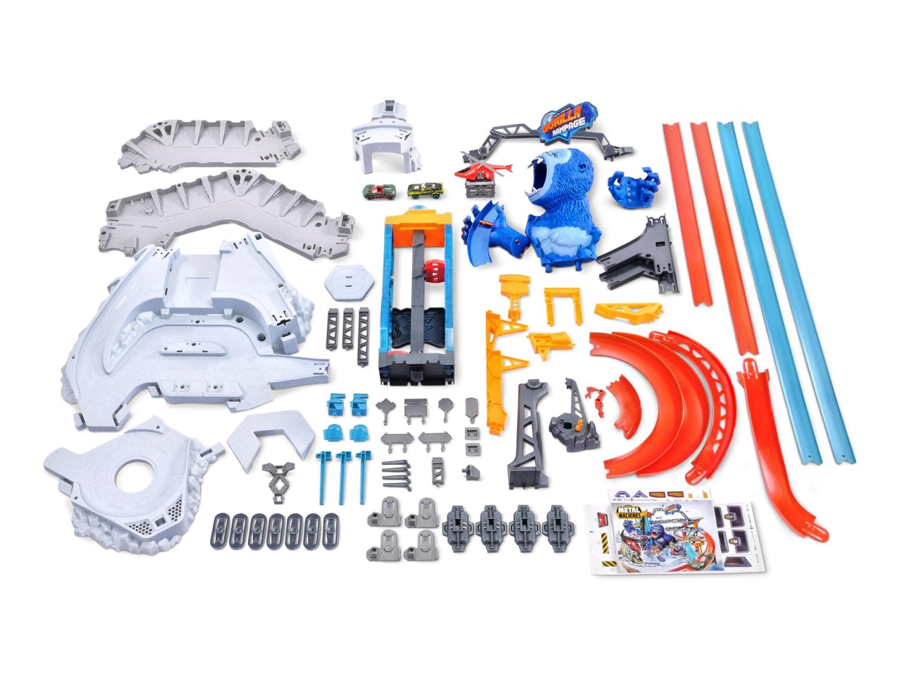 Metal machines maxi pista gorilla furioso con 2 auto