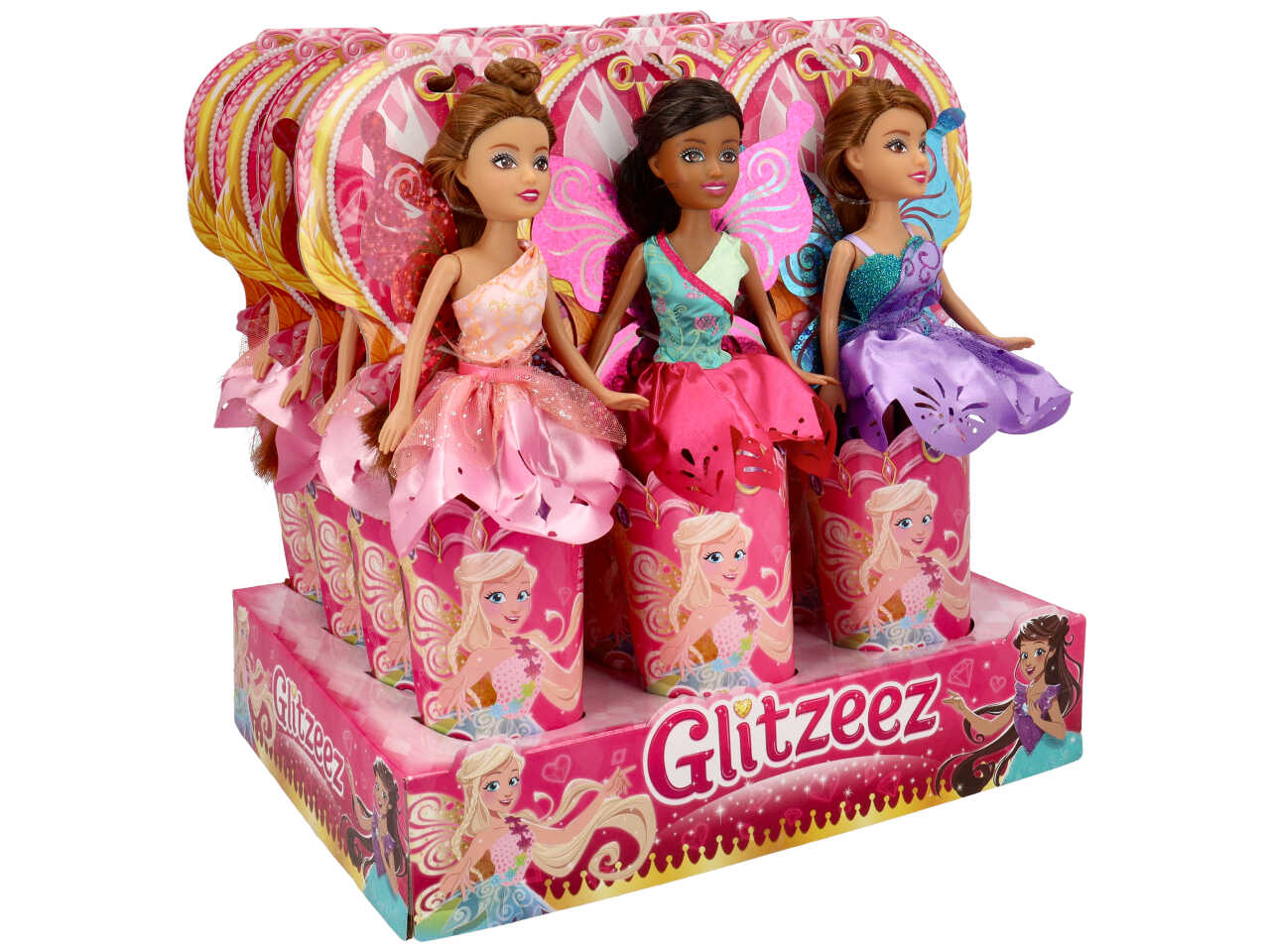 Glitzeez dolls fairy doll in cono modelli assortiti
