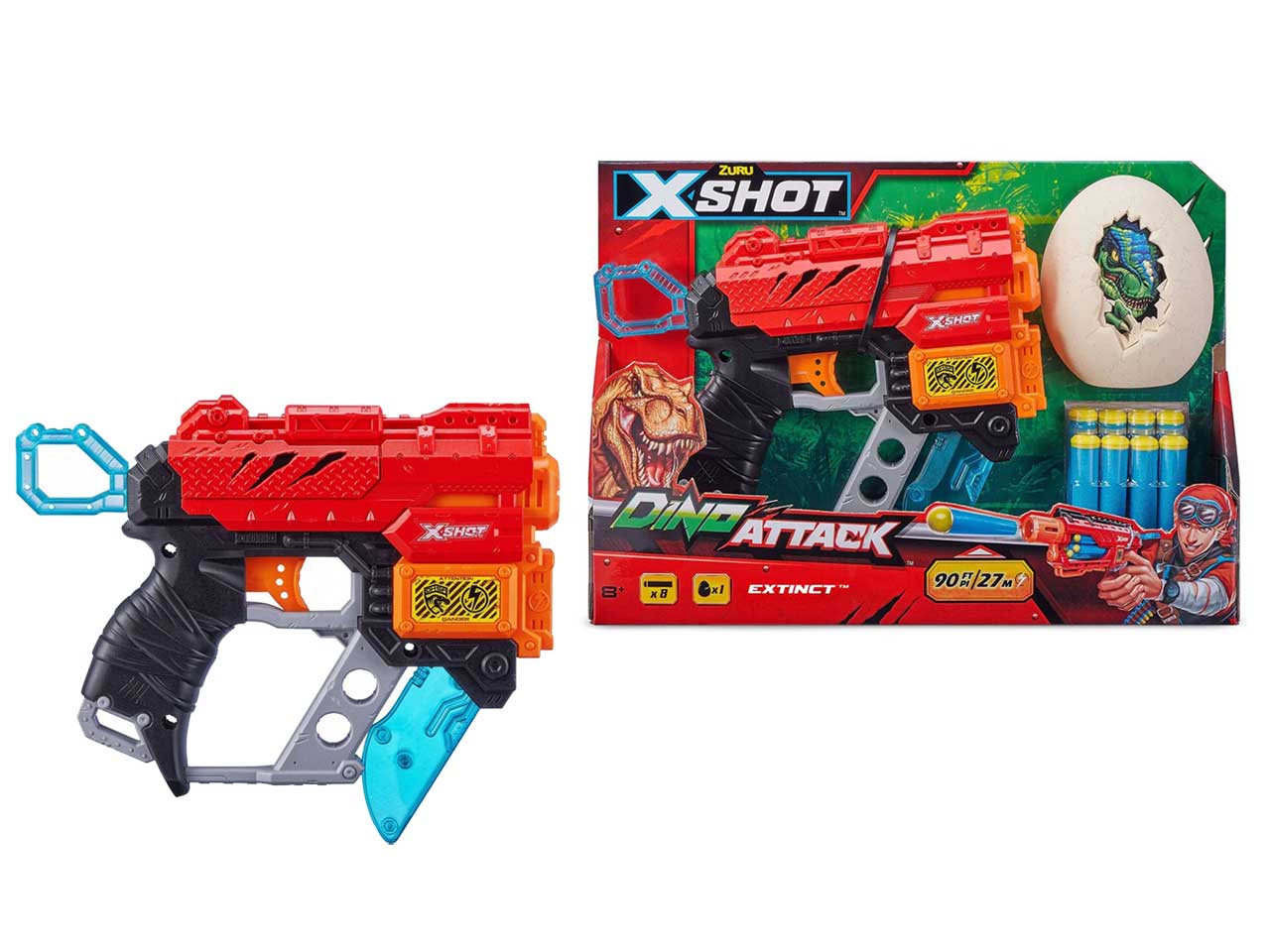 X-shot dino attack extinct