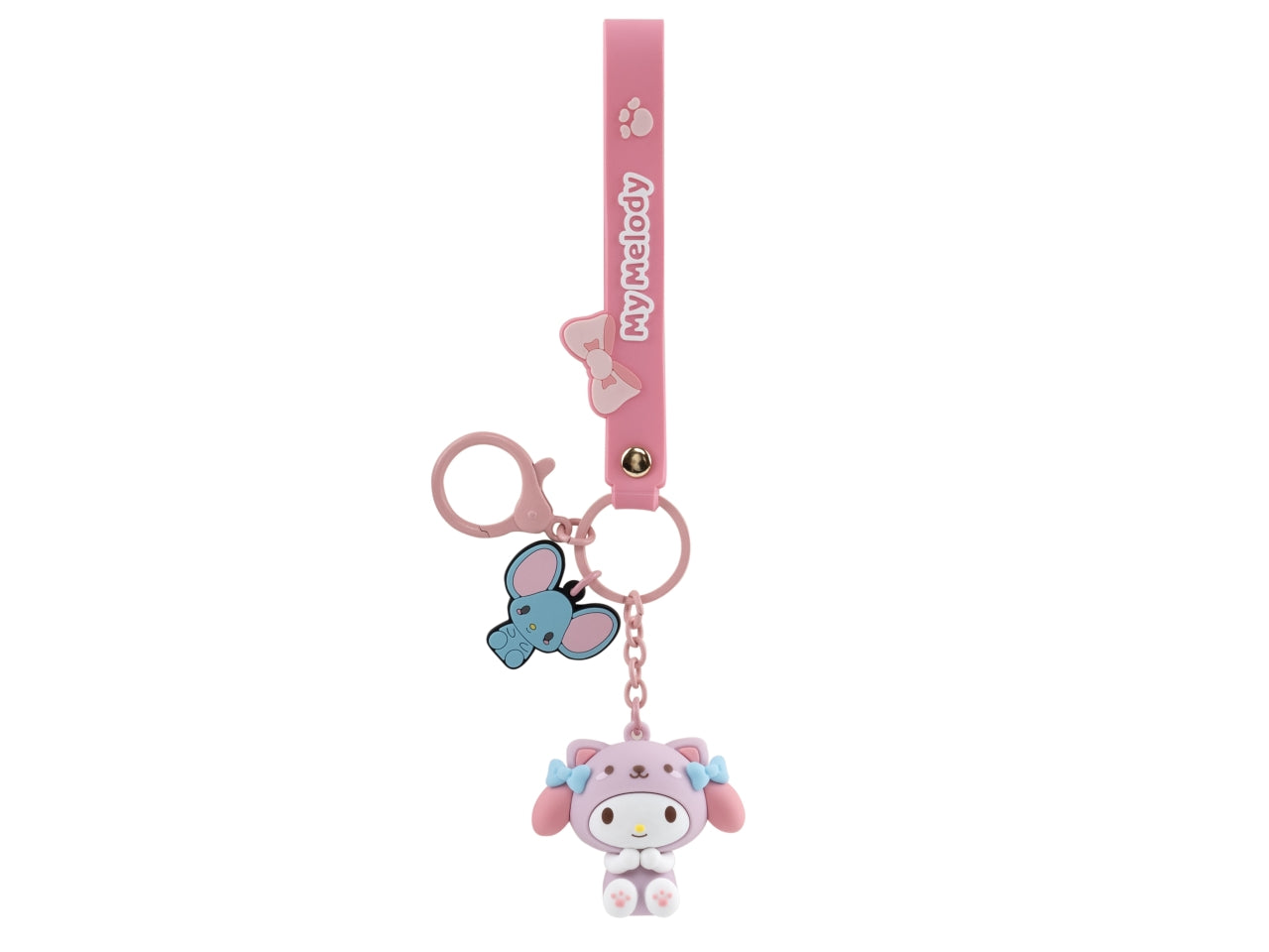 Yume hello kitty and friends keychain with hand strap animals series