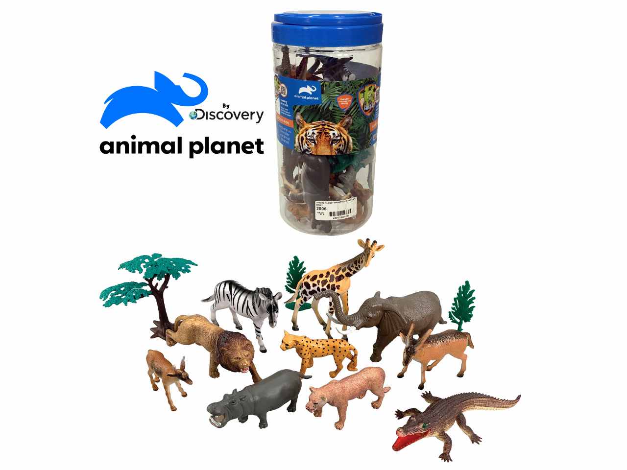 Animal planet barattolo savana 13 pezzi 2506