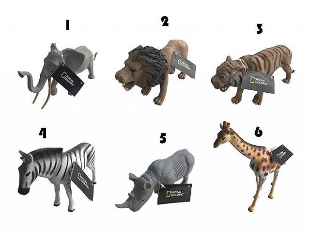 Animali 30,5cm savana ass.v9157
