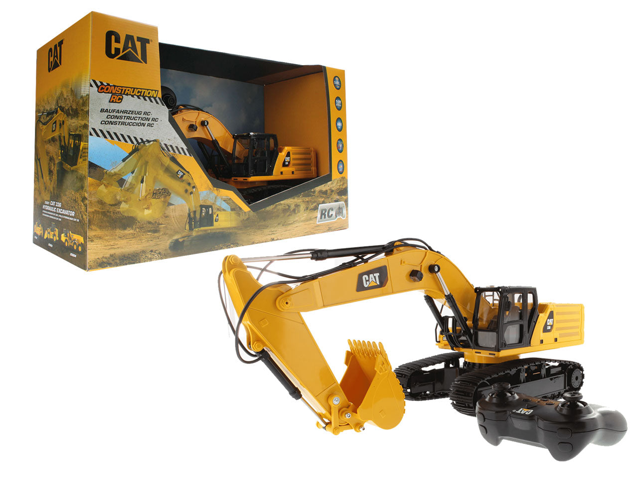 Cat 336 excavator radiocomandato in scala 1:24