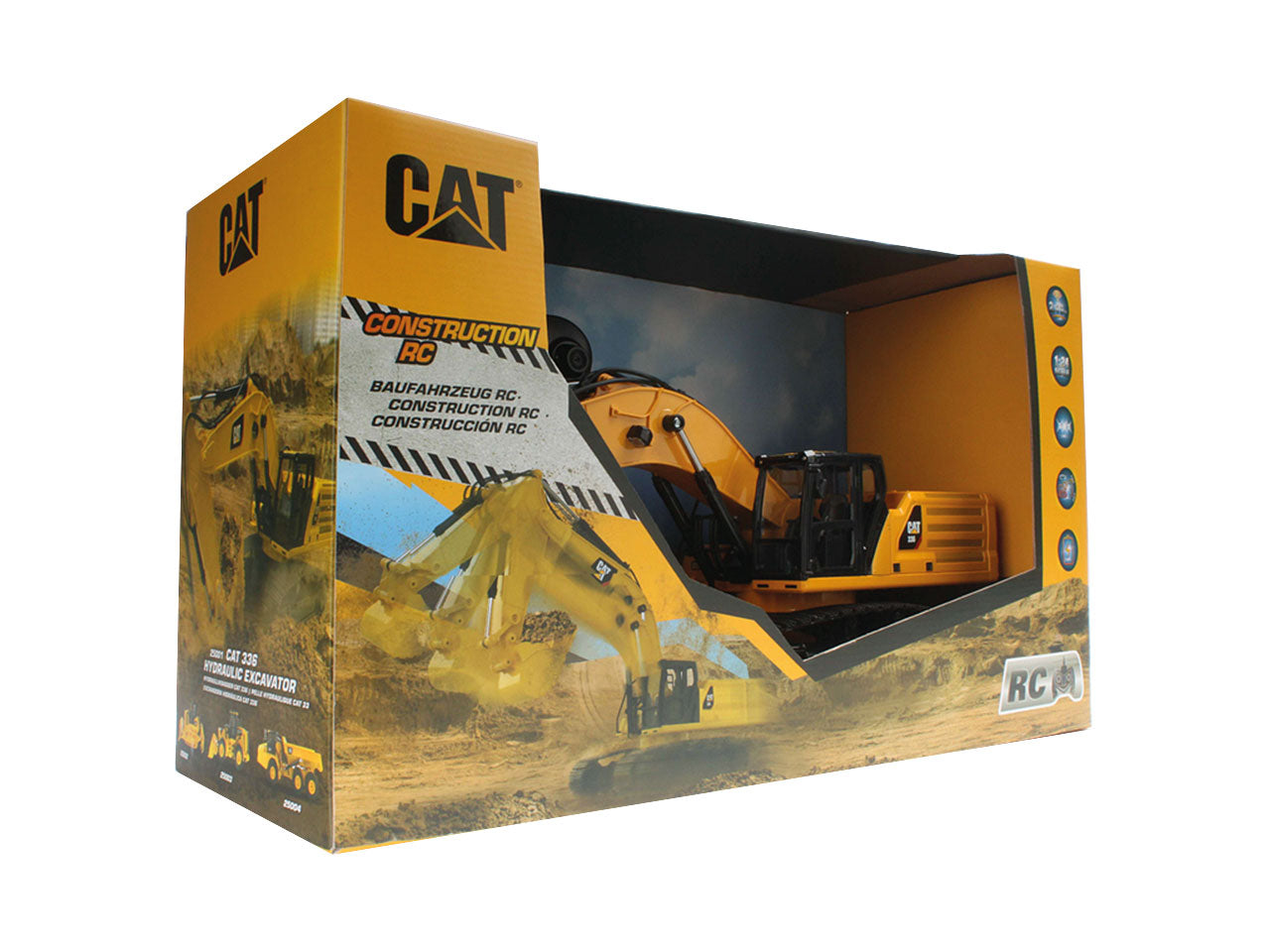 Cat 336 excavator radiocomandato in scala 1:24