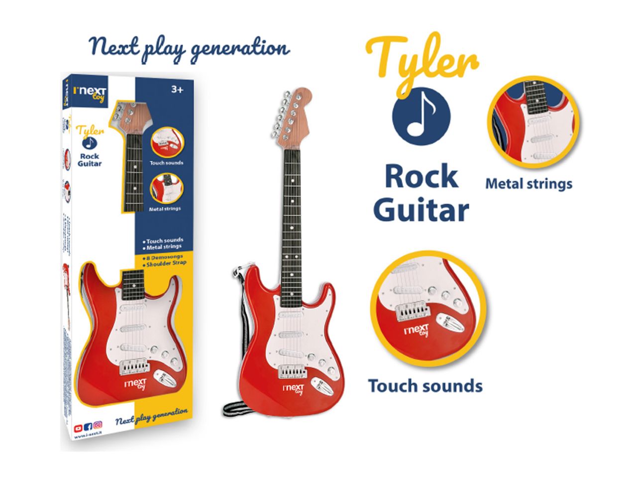 Chitarra rock elettronica tyler