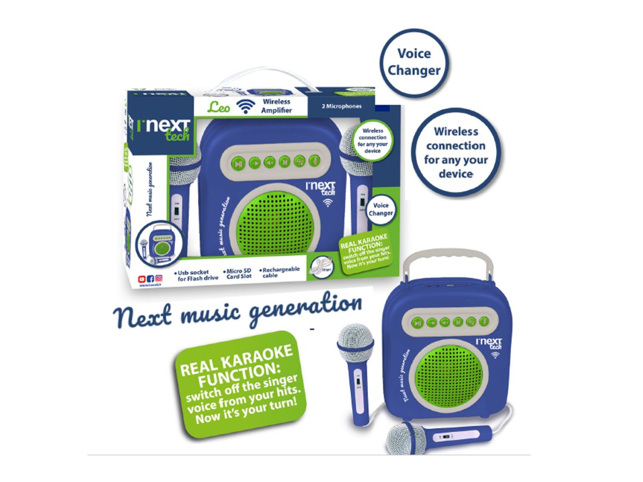 Karaoke music box wireless leo