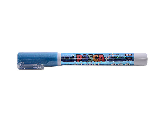 Uniposca fine glitter azzurro pc3ml