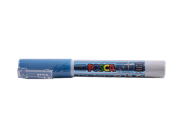 Uniposca ultrafine glitter azzurro pc1m