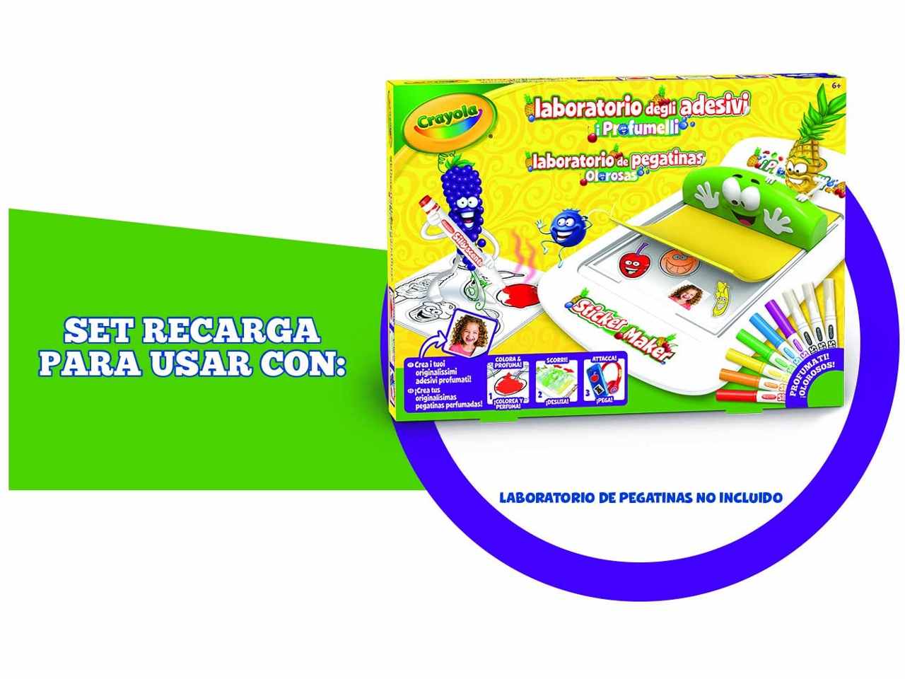Ricarica per Laboratorio Profumelli Crayola