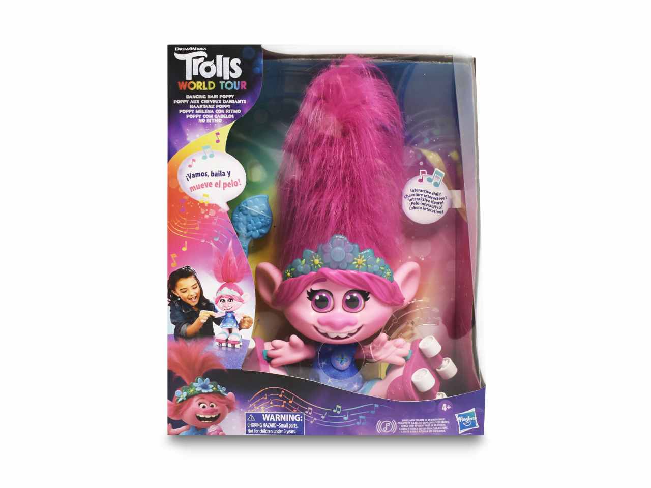 Trolls dancing hair poppy e9459