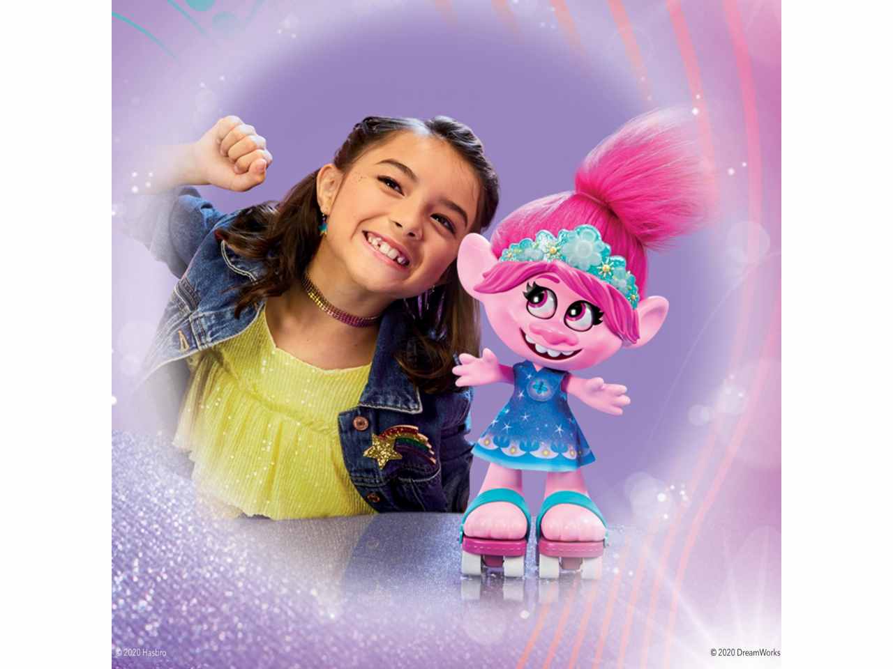 Trolls dancing hair poppy e9459