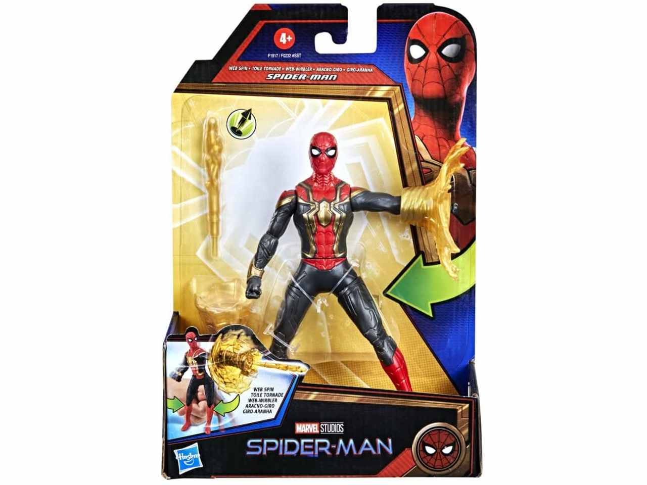 Spiderman personaggio nero/oro f19175x00#$