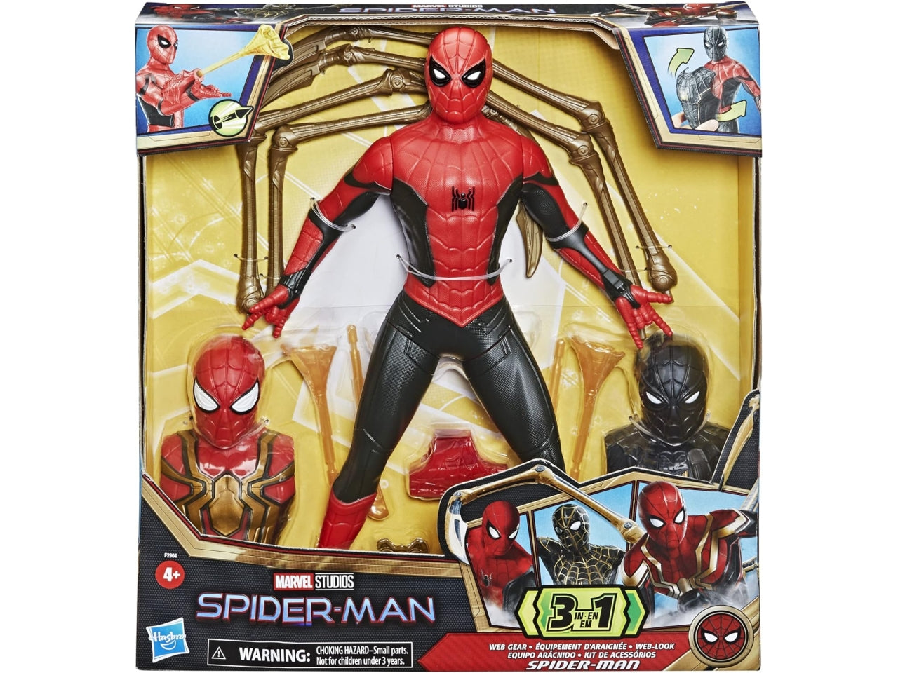 3 in 1 web gear iron suit spiderman | Hasbro