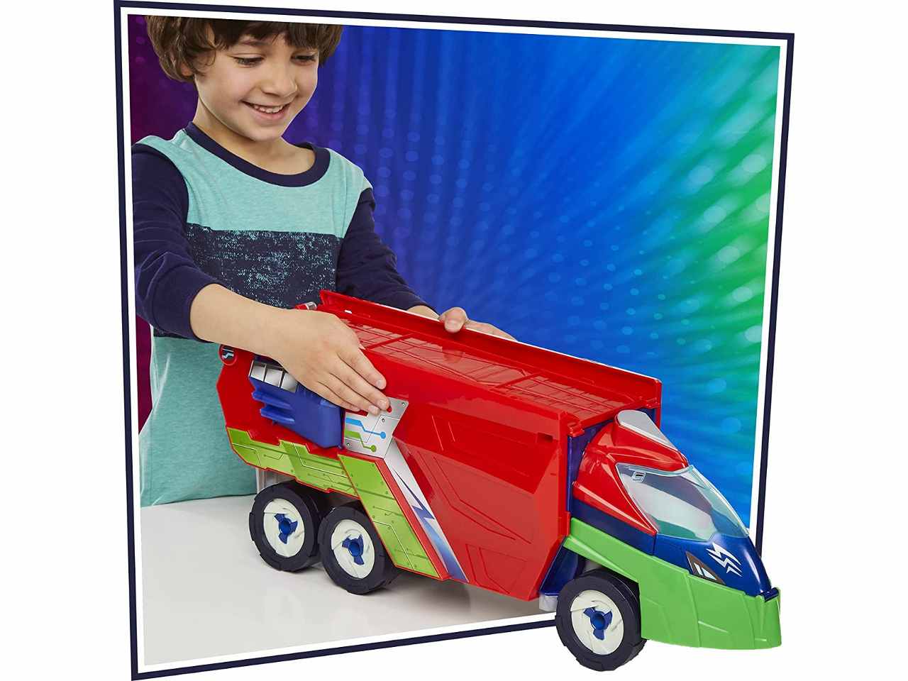 Pj masks camion lanciatore 2 in 1 55cm