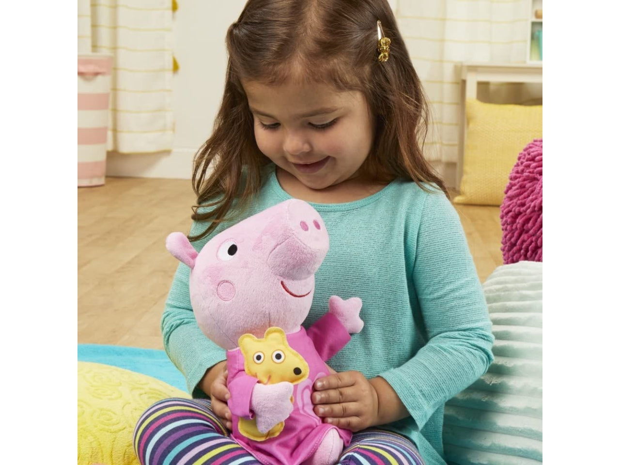 Peluche Lullabies musicale Peppa Pig per bambini dai 18 mesi+, Hasbro