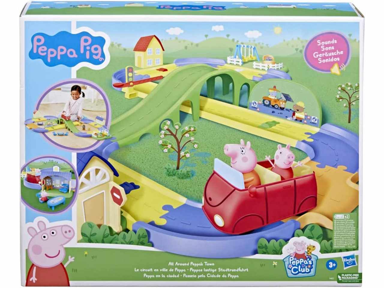 Peppa pig  la pista town f48225l0$
