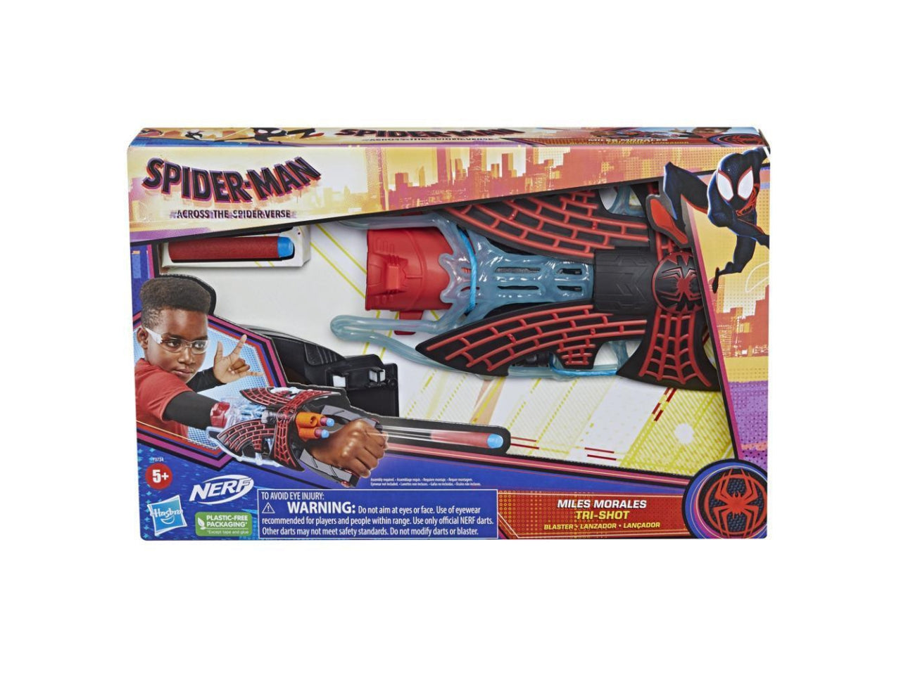 Blaster Tri-Shot Marvel Spider-Man: Across the Spider-Verse, Miles Morales | Hasbro