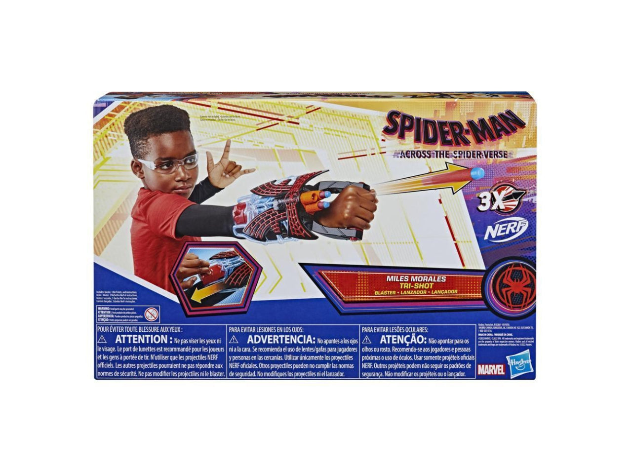 Blaster Tri-Shot Marvel Spider-Man: Across the Spider-Verse, Miles Morales | Hasbro