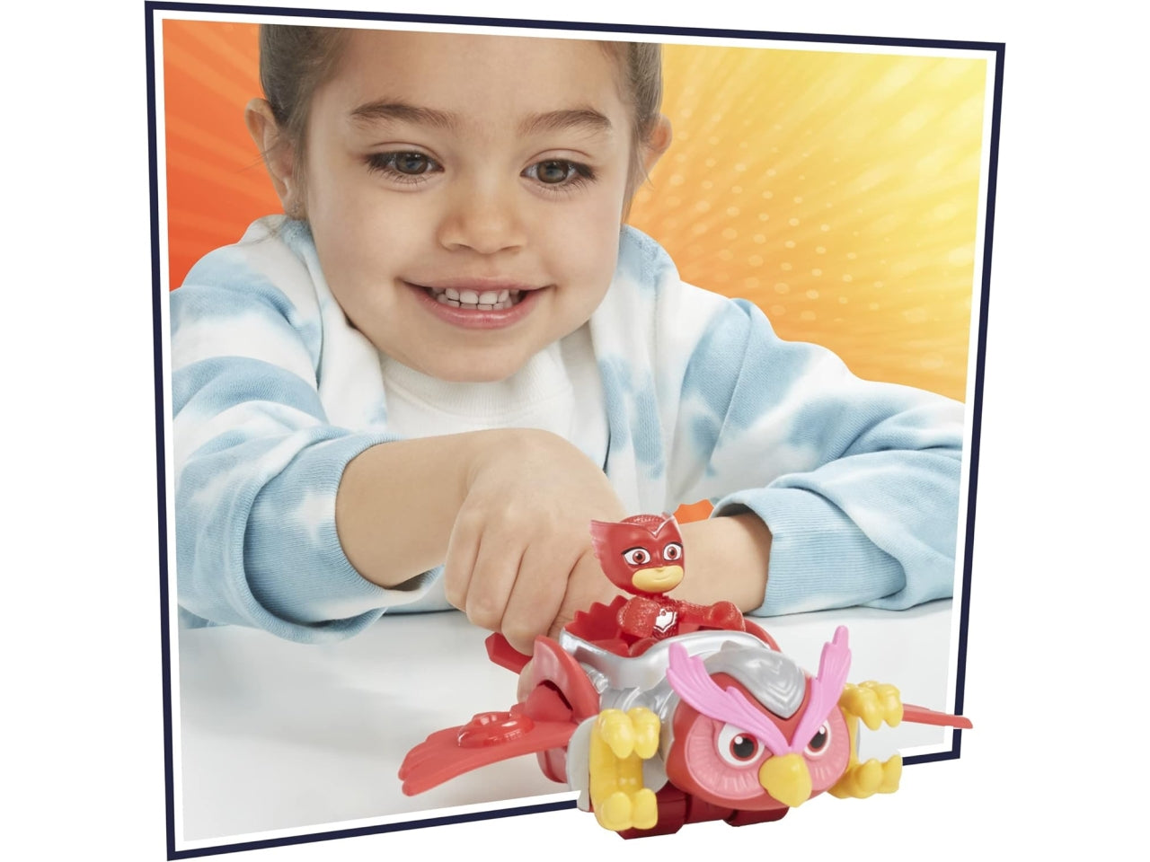 Pj Mask deluxe, veicolo animale con personaggio, modelli assortiti, per bambini da i 3+ anni