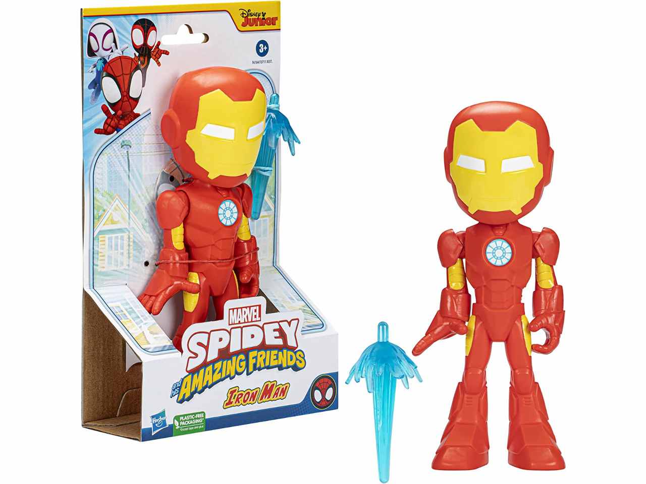 Spidey figura mega iron man f61645x0
