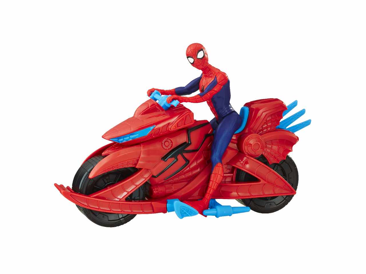 Spiderman veicolo e personaggio 10cm