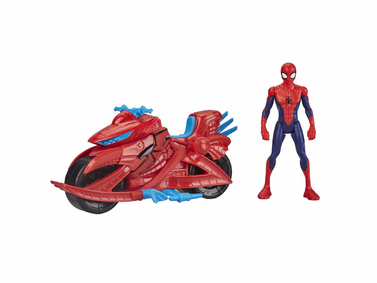 Spiderman veicolo e personaggio 10cm