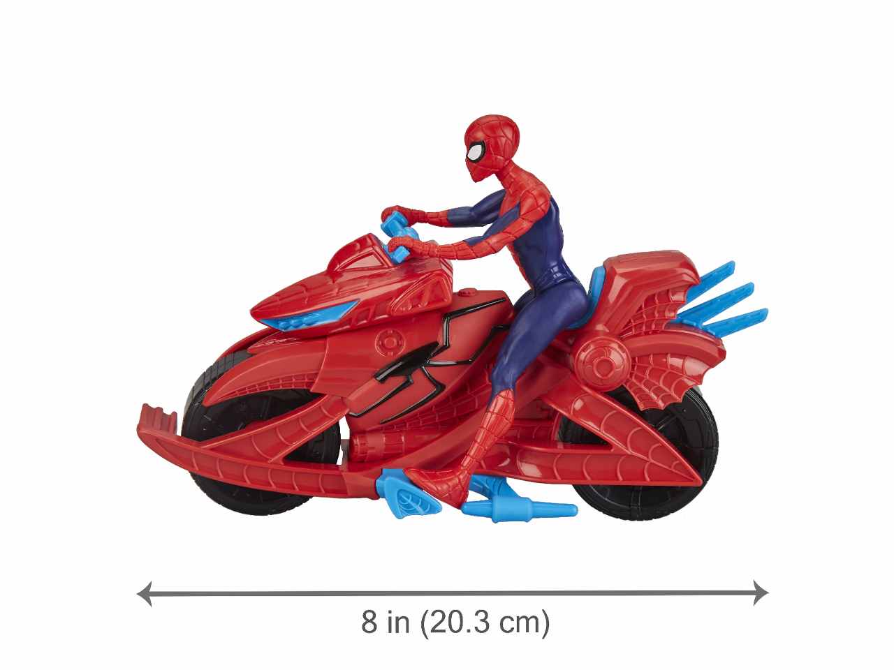 Spiderman veicolo e personaggio 10cm