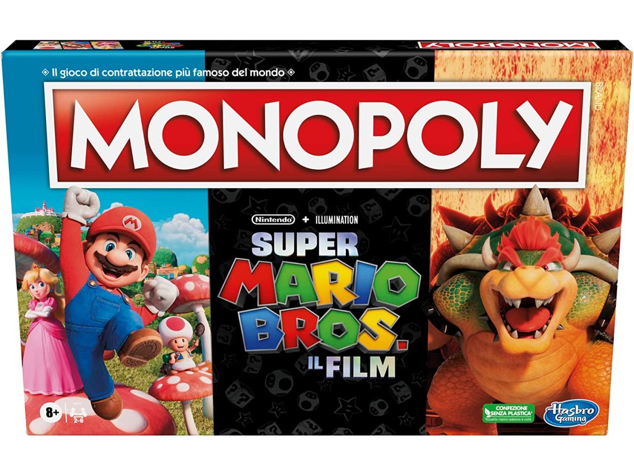 Gioco da tavolo per bambini monopoly super mario movie