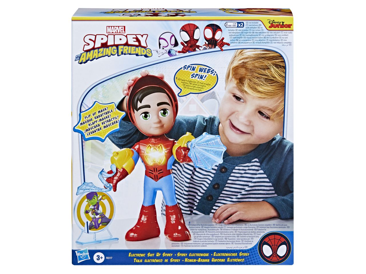 Spidey personaggio elettronico con accessori$