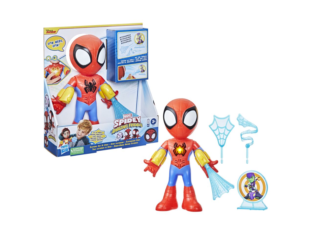 Spidey personaggio elettronico con accessori$