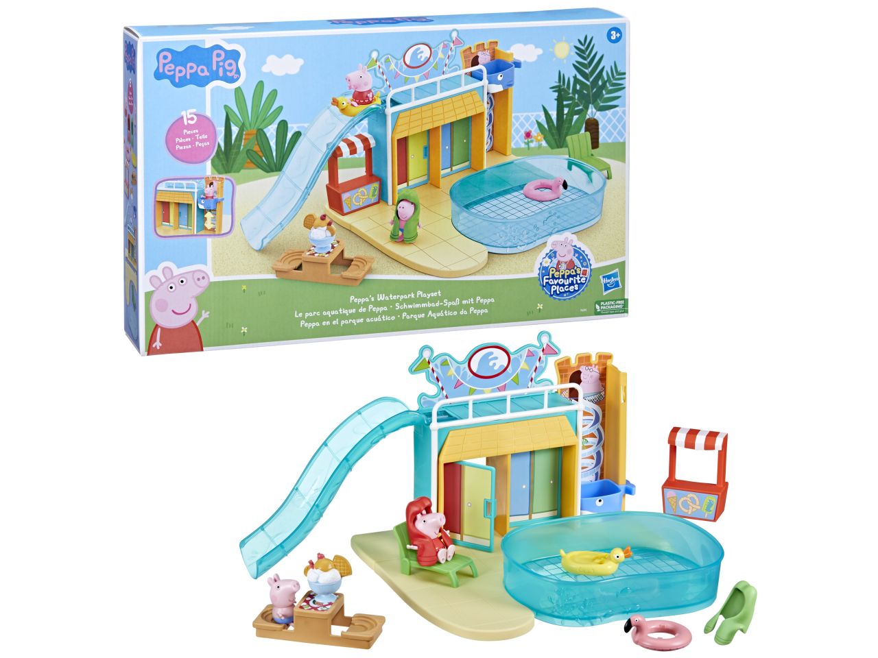 Peppa pig playset acquapark$