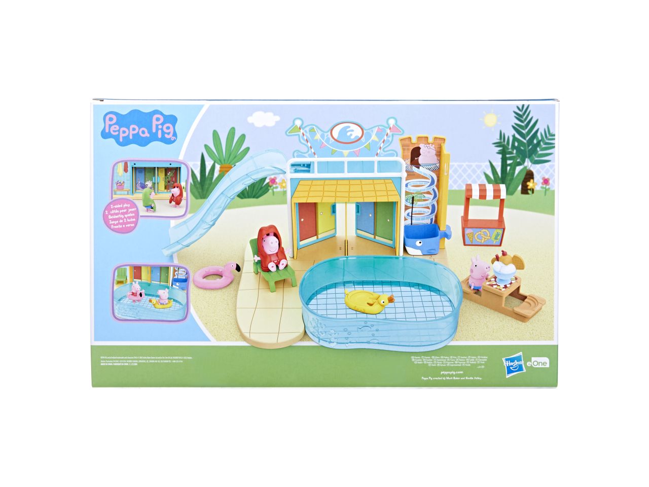 Peppa pig playset acquapark$