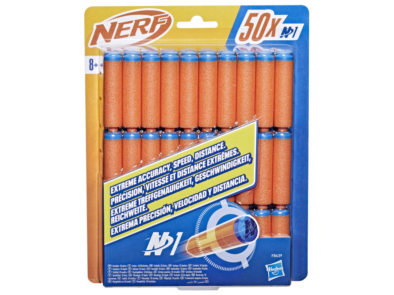 Nerf N-series, 50 Proiettili, dardi per pistole giocattolo per bambini - Hasbro