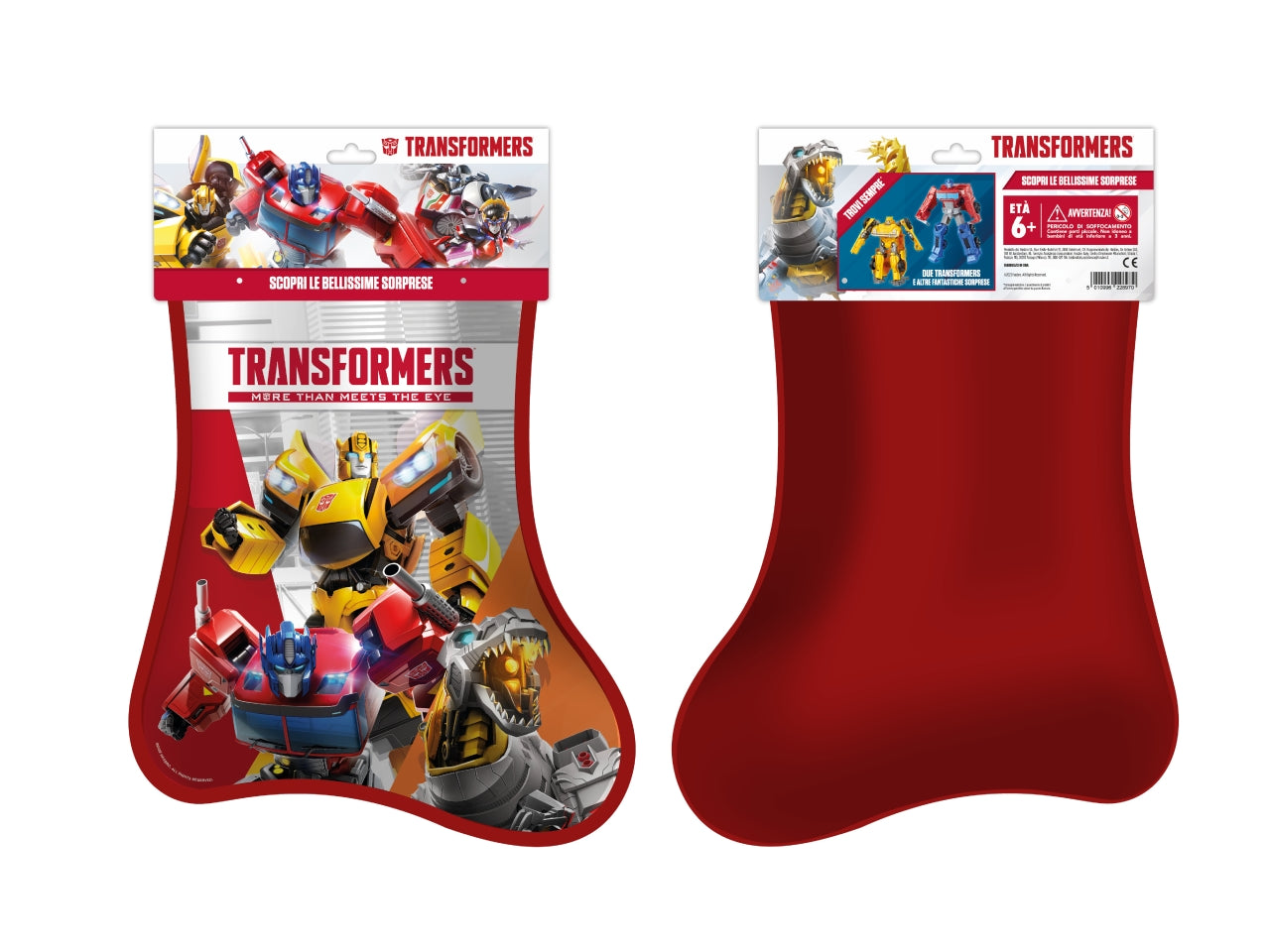 Hasbro calza transfomer $