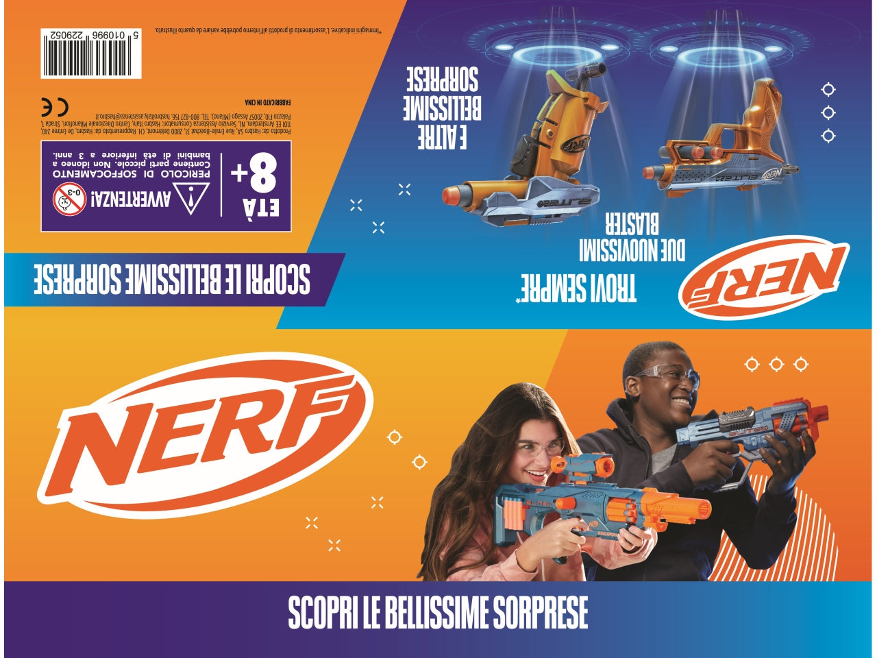 Hasbro calza nerf $