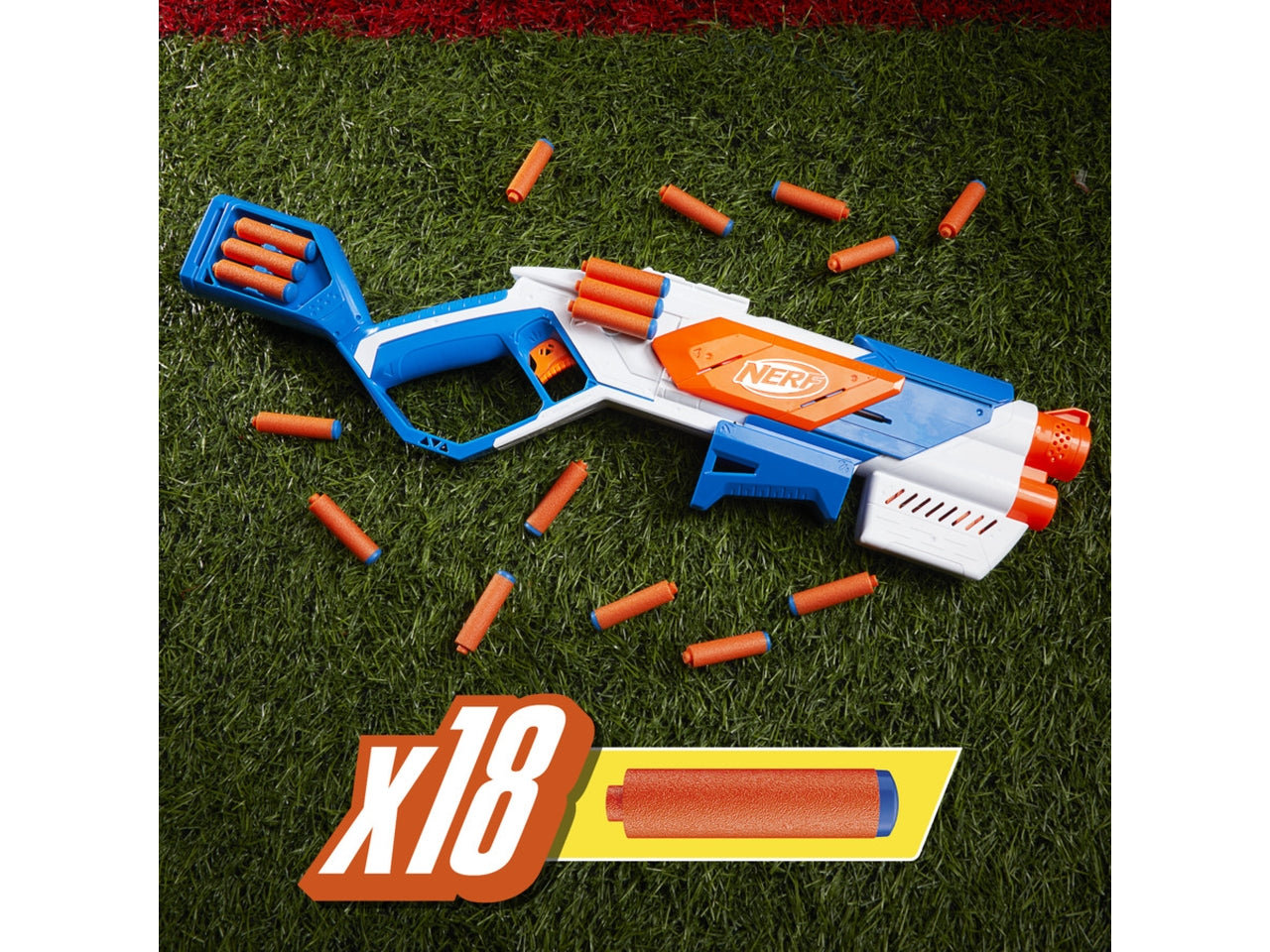 Nerf N-series Strikeback 18 Proiettili, Fucile Giocattolo per bambini - Hasbro
