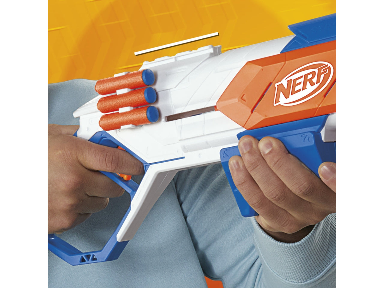 Nerf N-series Strikeback 18 Proiettili, Fucile Giocattolo per bambini - Hasbro