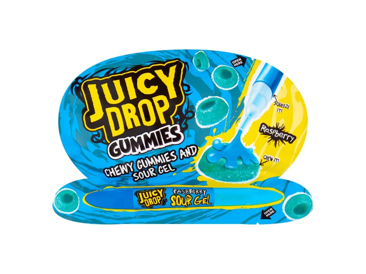 Bazooka juicy drop gummies 57g